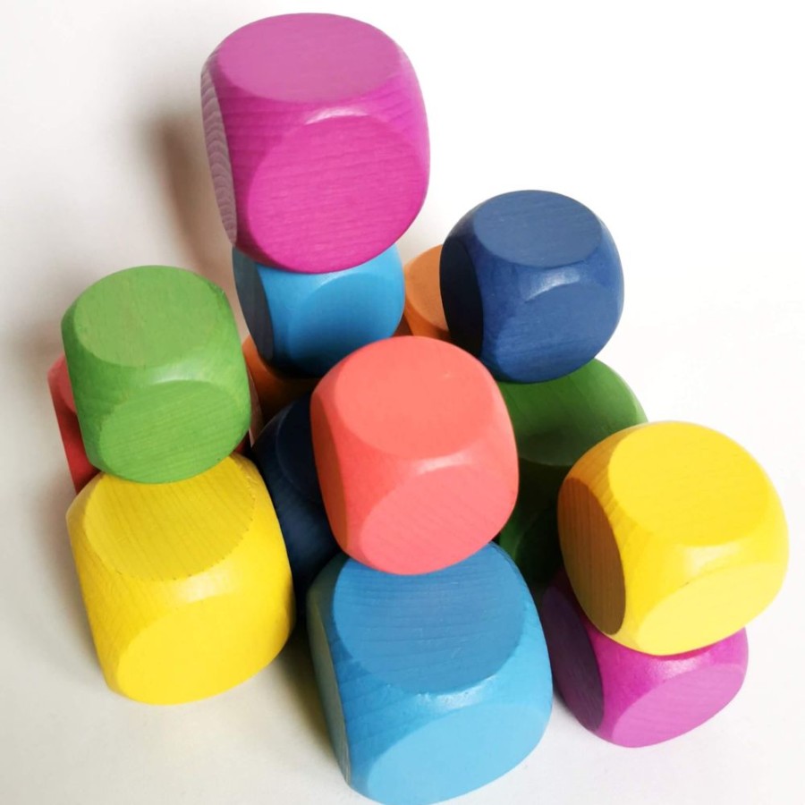 Gift / Party Ideas Commotion | Tickit Rainbow Wooden Cubes