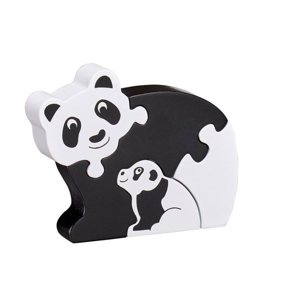 Learning Lanka Kade | Lanka Kade Wooden Panda & Baby Jigsaw Puzzle