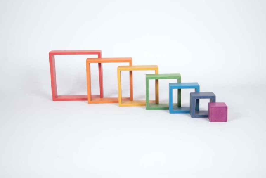 Wooden Toys Commotion | Tickit Wooden Rainbow Squares