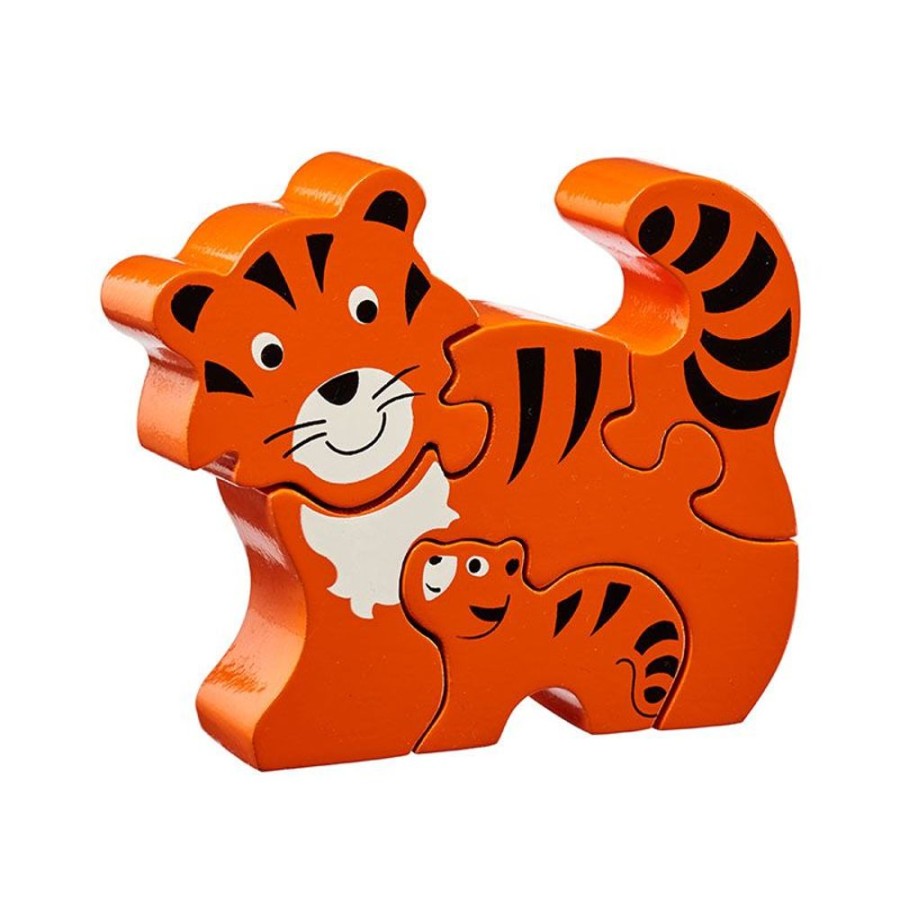 Wooden Toys Lanka Kade | Lanka Kade Wooden Tiger And Cub Jigsaw Puzzle