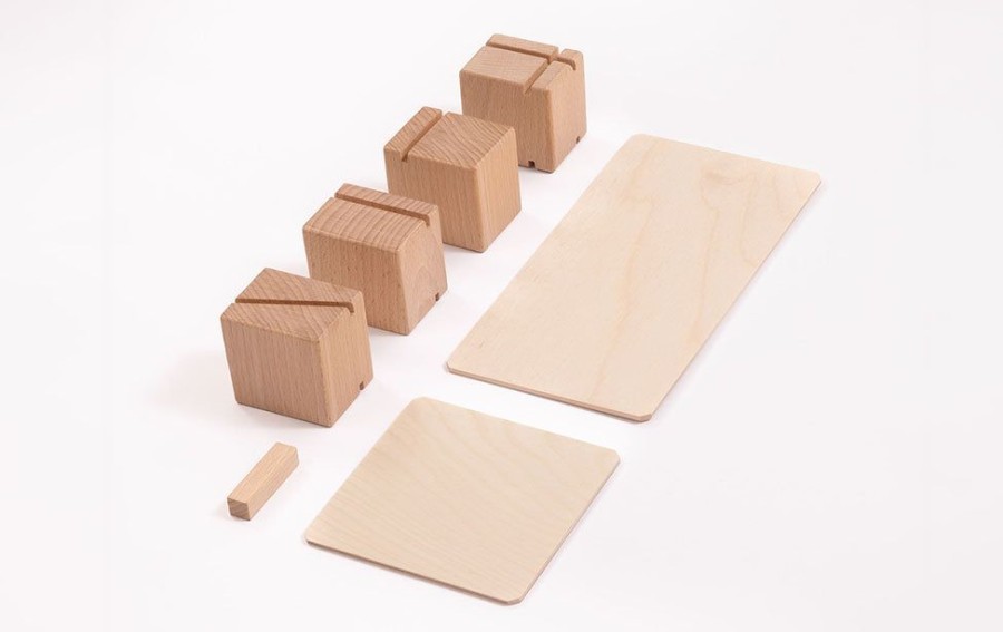 Wooden Toys Just Blocks | Just Blocks Smart Lines Medium Pack