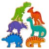 Sensory Play Lanka Kade | Lanka Kade Wooden Dinosaur Playset 6Pc