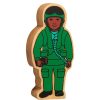 Wooden Toys Lanka Kade | Lanka Kade Natural Wooden Green Air Force Officer