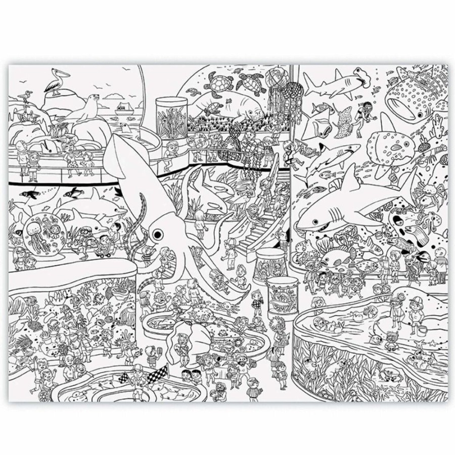 Arts And Crafts Discovery Playtime | Crocodile Creek - Giant Colouring Poster