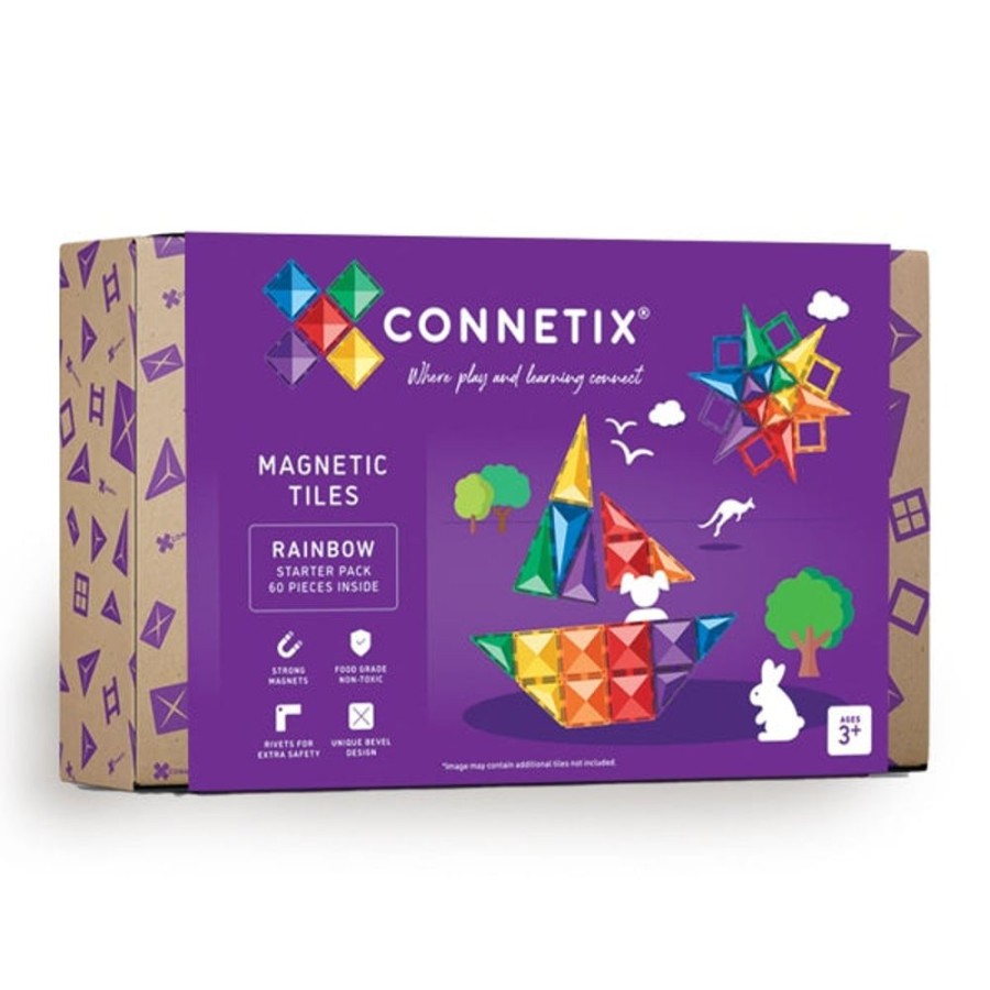 Gift / Party Ideas Connetix | Connetix Starter Pack 60Pcs