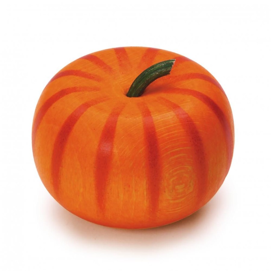 Small World Play Erzi | Erzi Wooden Small Pumpkin