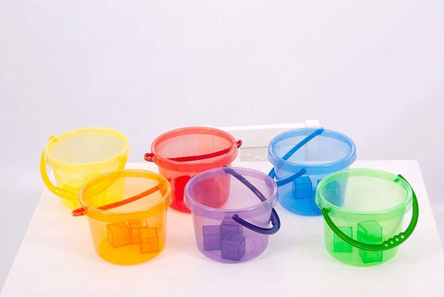 Sensory Play Commotion | Tickit Translucent Bucket Set