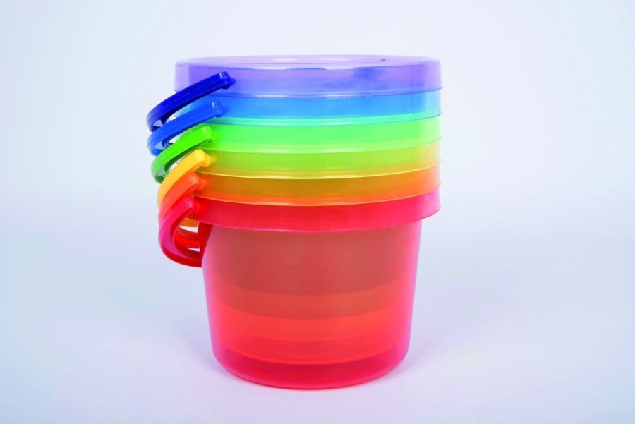 Sensory Play Commotion | Tickit Translucent Bucket Set