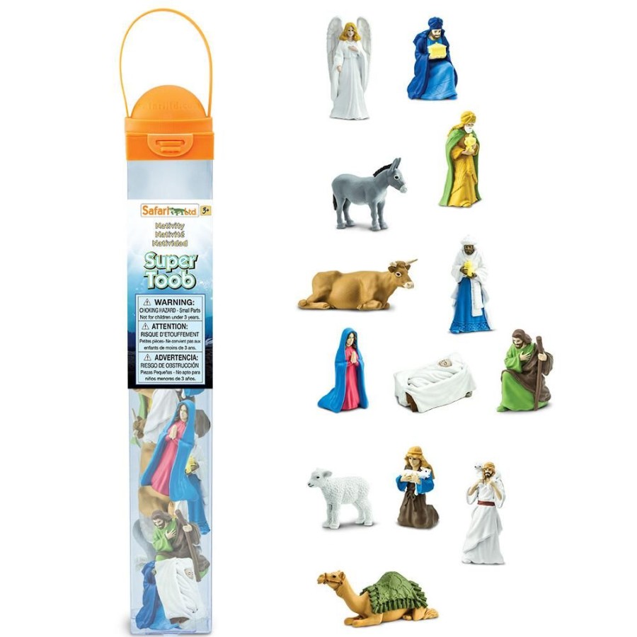 Small World Play Axse | Safari Super Toob - Nativity (13Pcs)