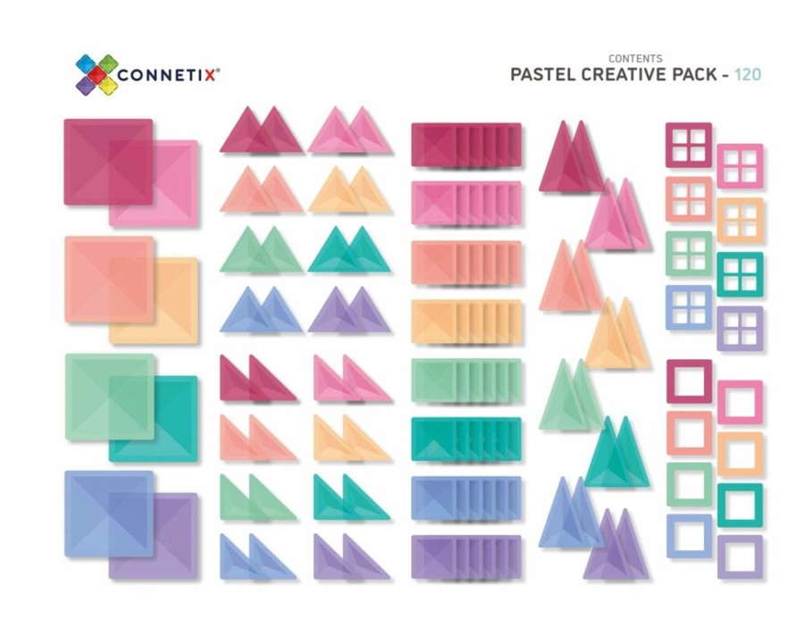 Blocks Connetix | Connetix Pastel 120Pcs