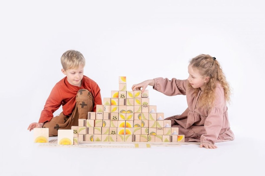 Wooden Toys Just Blocks | Just Blocks Gaia Medium Pack