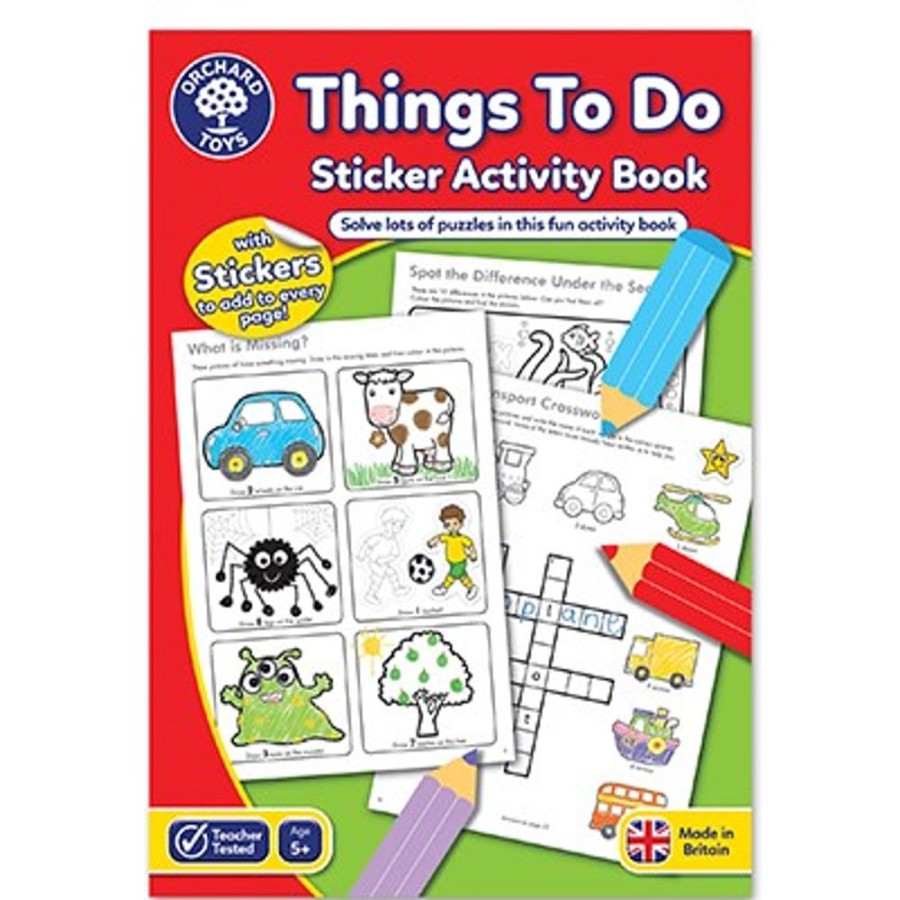 Learning Orchard Toys | Orchard Toys - Things To Do Sticker Activity Book