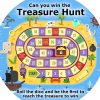 Tuff / Sand / Water Trays Tiger Moon | Tuff Tray Mat Insert- 'Can You Win The Treasure Hunt?'