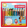 Arts And Crafts Jiminy | Stabilo 3-In-1 Crayon Pencils