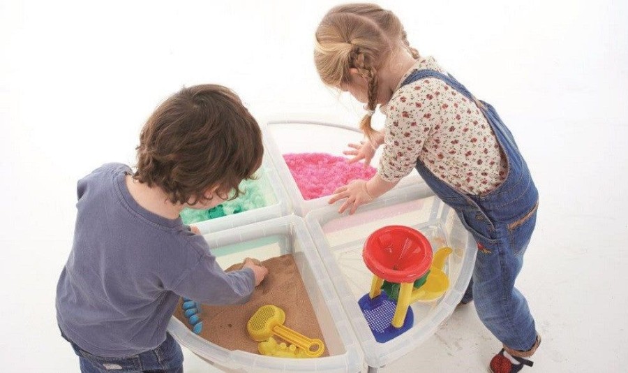 Sensory Play Commotion | Tickit Exploration Circle- Water And Sand Table