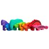 Wooden Toys Lanka Kade | Lanka Kade Wooden Rainbow Animals Bag Of 8