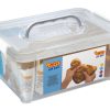 Arts And Crafts Portfolio | Jovi Air Drying Modelling Clay Carry Box (White, Terracotta Clay And 20 Tools)