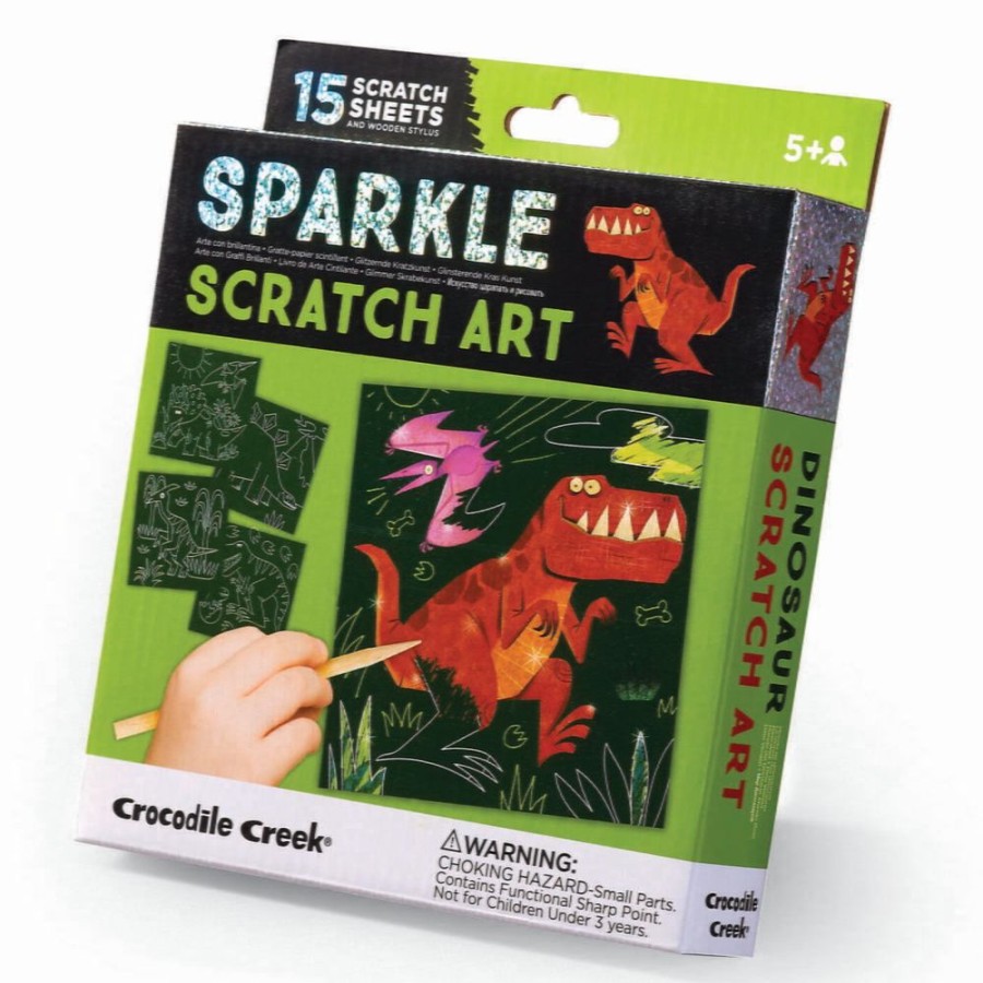 Travel Toys Hippychick | Crocodile Creek - Scratch Art