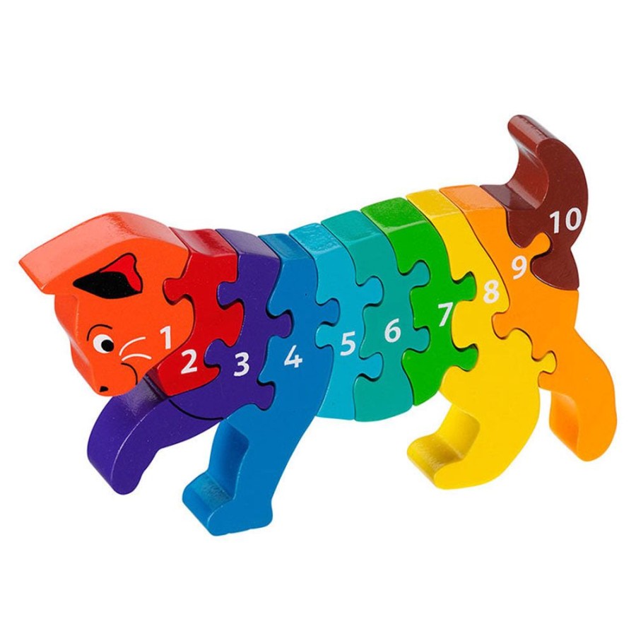 Gift / Party Ideas Lanka Kade | Lanka Kade Wooden Cat 1-10 Puzzle