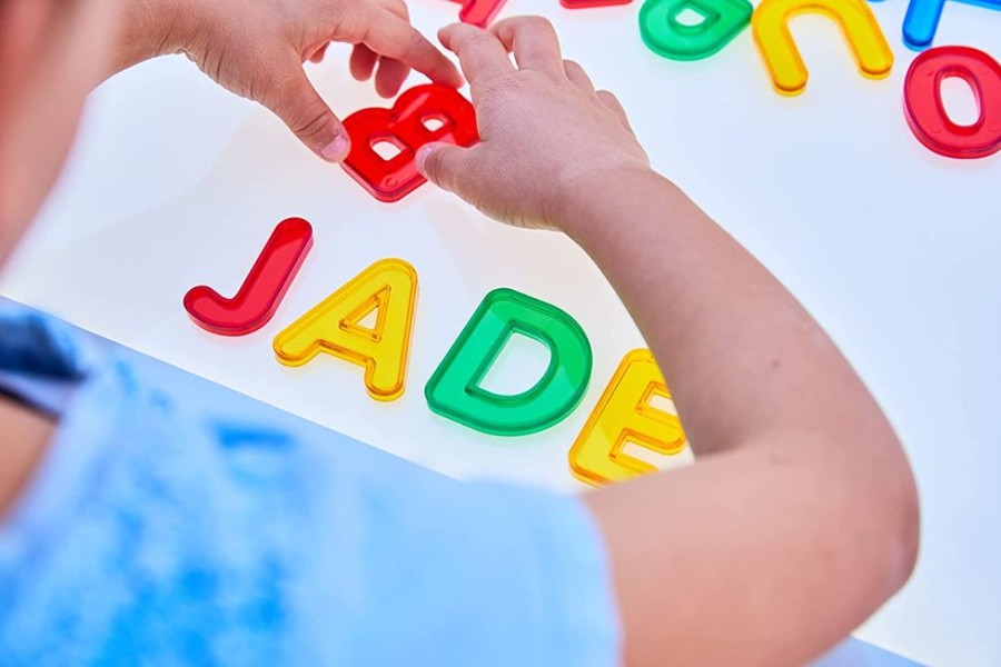 Playdough Commotion | Transparent Uppercase Alphabet