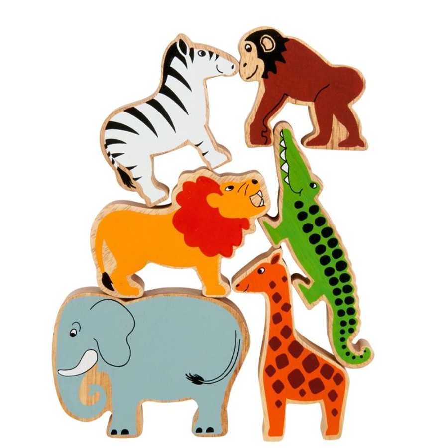 Small World Play Lanka Kade | Lanka Kade Wooden World Animal Playset 6Pcs