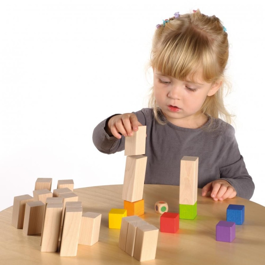 Wooden Toys Erzi | Erzi Wooden Game - Tricky Blocks