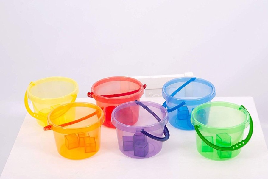 Sensory Play Commotion | Tickit Translucent Bucket Set