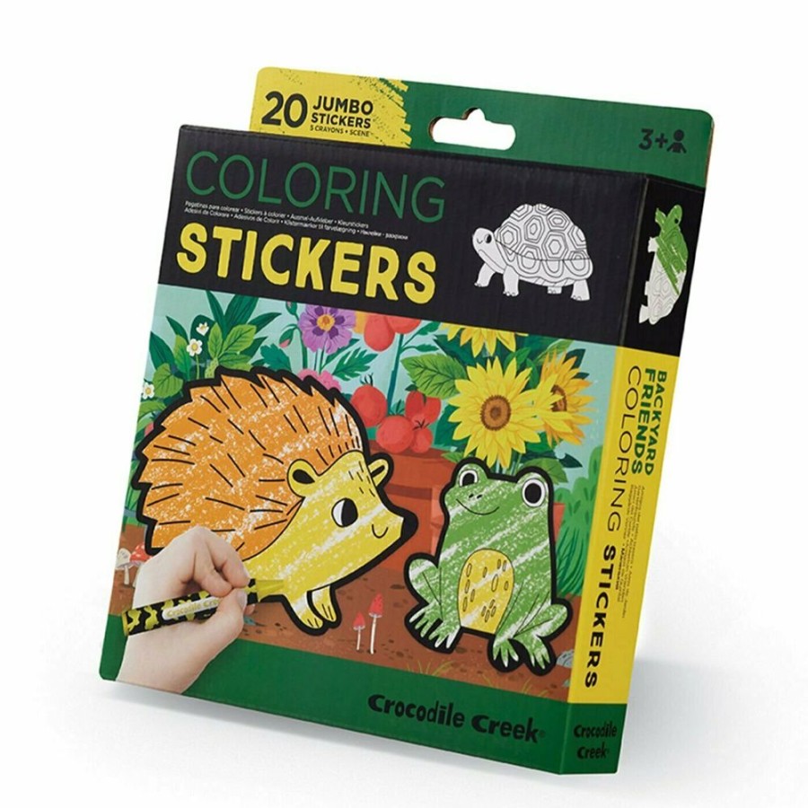 Arts And Crafts Hippychick | Crocodile Creek - Colouring Stickers Art Set