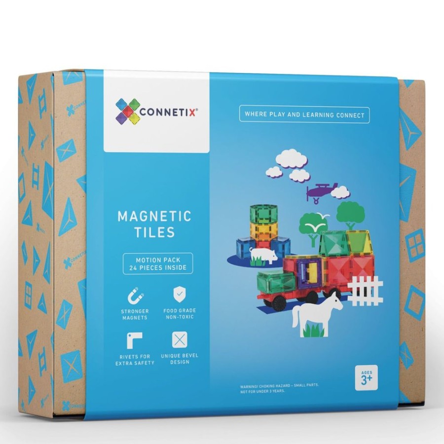 Let'S Move! Connetix | Connetix 24Pcs Motion Pack