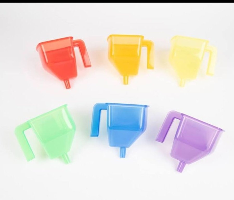 Sensory Play Commotion | Tickit Colour Funnels (6Pcs)