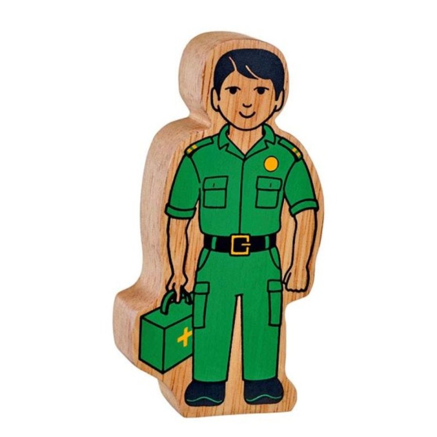 Wooden Toys Lanka Kade | Lanka Kade Natural Wooden Green Paramedic