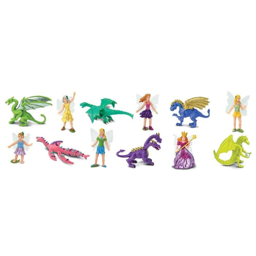 Animals Axse | Safari Toob - Fairies And Dragons (12Pcs)