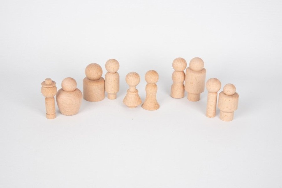 Wooden Toys Commotion | Tickit Wooden Beechwood Figures