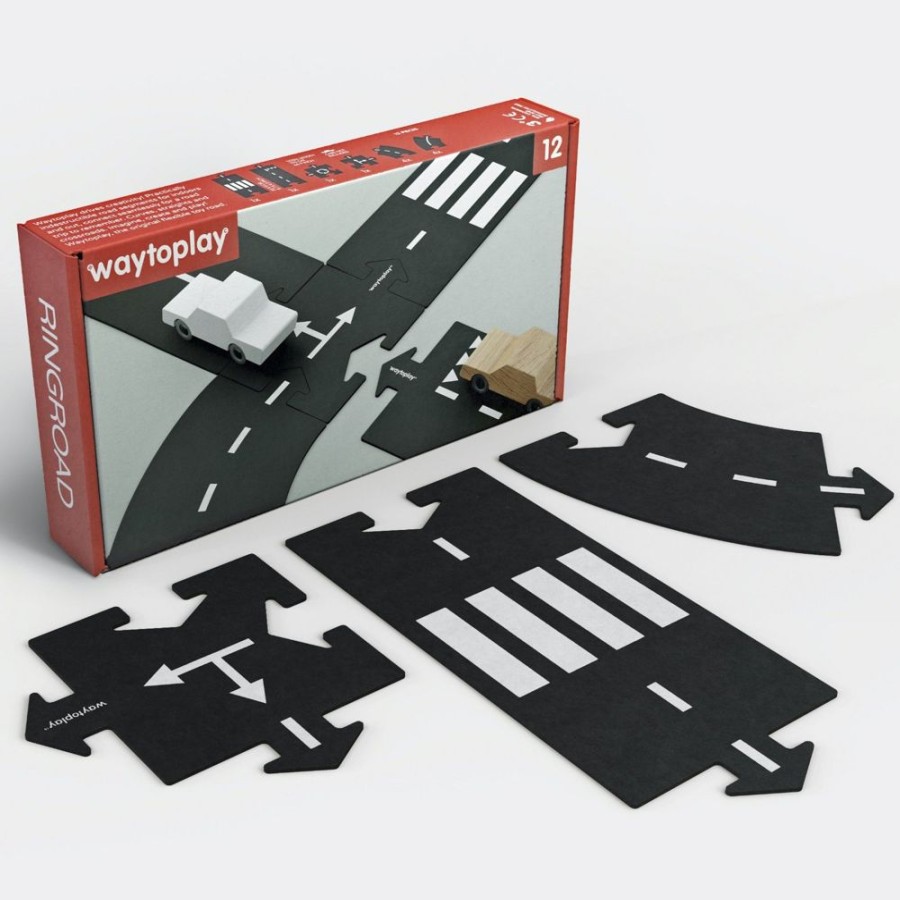 Sensory Play Way to Play | Way To Play Flexible Roads - Ringroad 12 Pcs