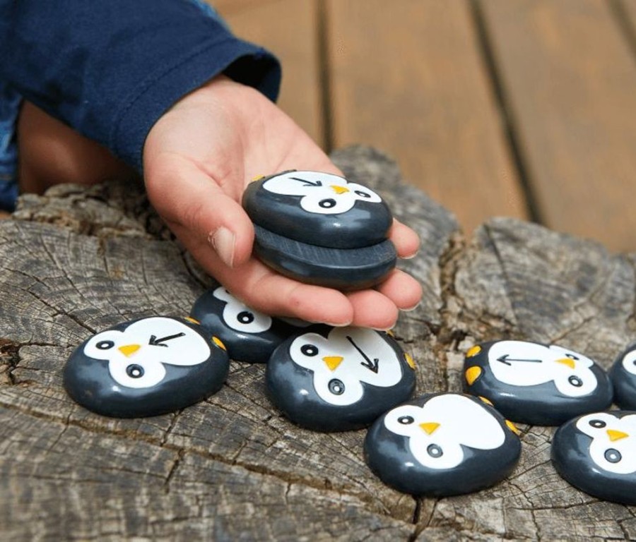 Sensory Play Yellow Door | Yellow Door Pre-Coding Penguin Stones