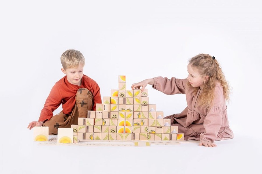 Wooden Toys Just Blocks | Just Blocks Gaia Medium Pack