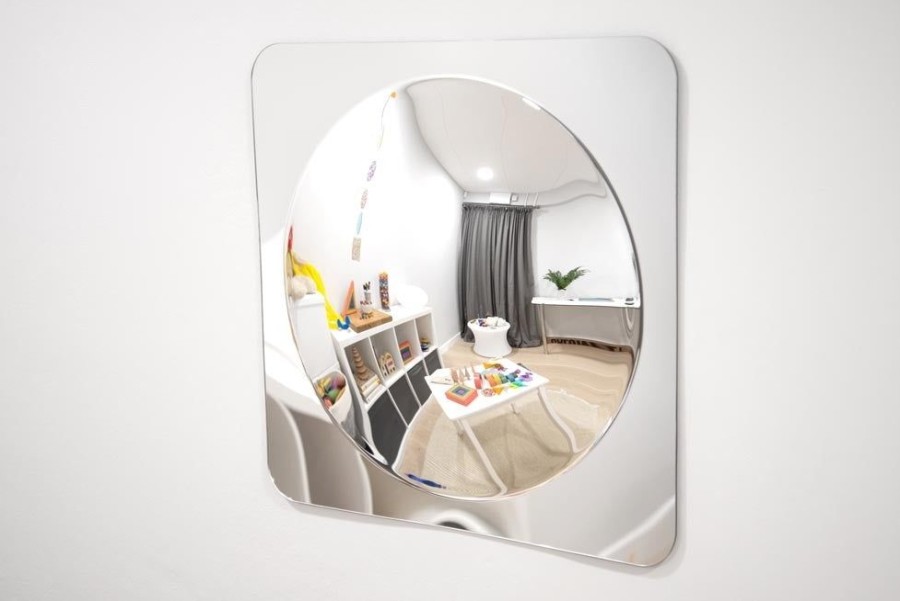 Learning Commotion | Tickit Large Single Dome Acrylic Mirror Panel - 490Mm