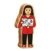 Small World Play Lanka Kade | Lanka Kade Natural Wooden Red & Black Teacher