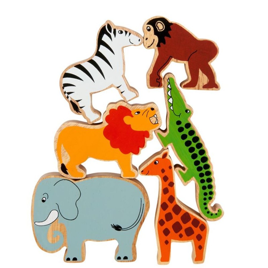 Animals Lanka Kade | Lanka Kade Wooden World Animal Playset 6Pcs