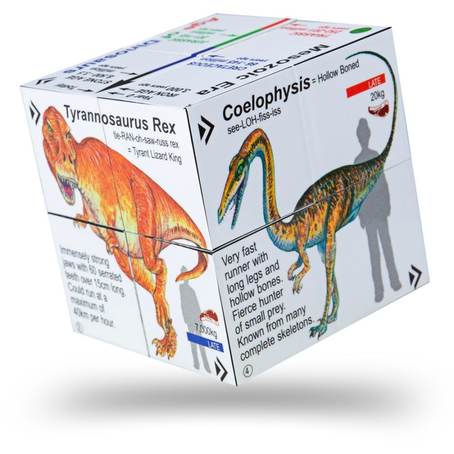 Stocking Fillers Bigjigs | Zbk Factual Dinosaur Cubebook