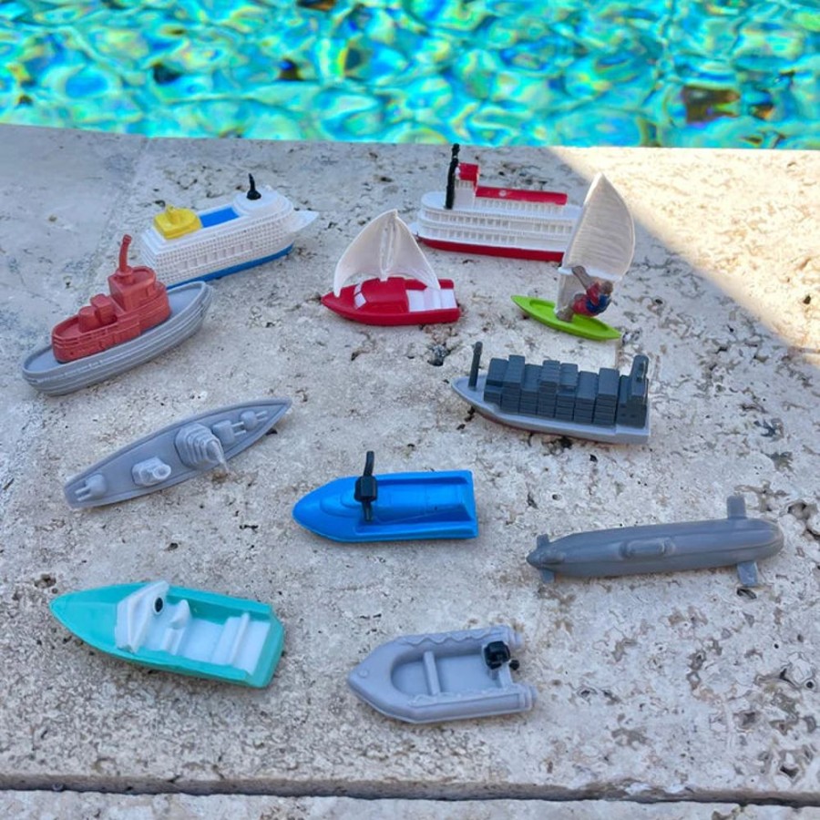 Learning Axse | Safari Toob - In The Water (Boats And Vessels) (11Pcs)