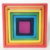 Learning Commotion | Tickit Wooden Rainbow Squares