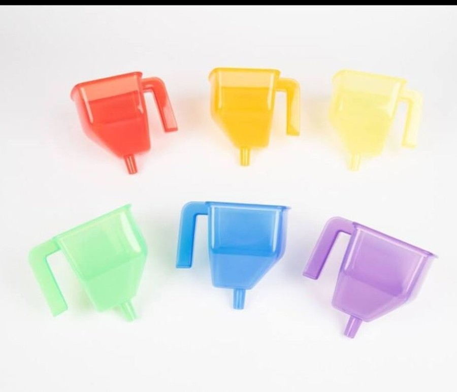 Sensory Play Commotion | Tickit Colour Funnels (6Pcs)