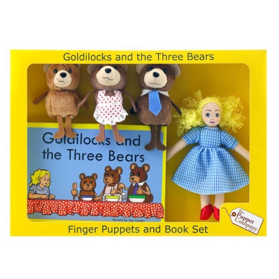 Stories & Puppets Puppet Company | The Puppet Company - Goldilocks And The 3 Bears Story Set