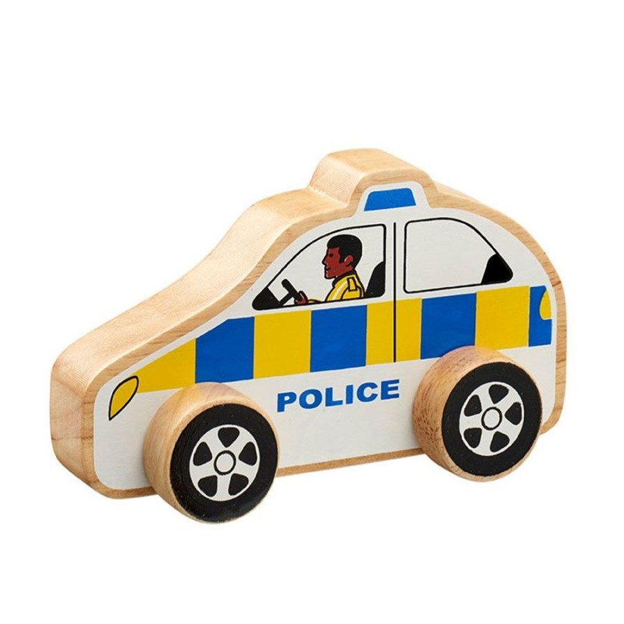 Wooden Toys Lanka Kade | Lanka Kade Wooden Police Car Push Along