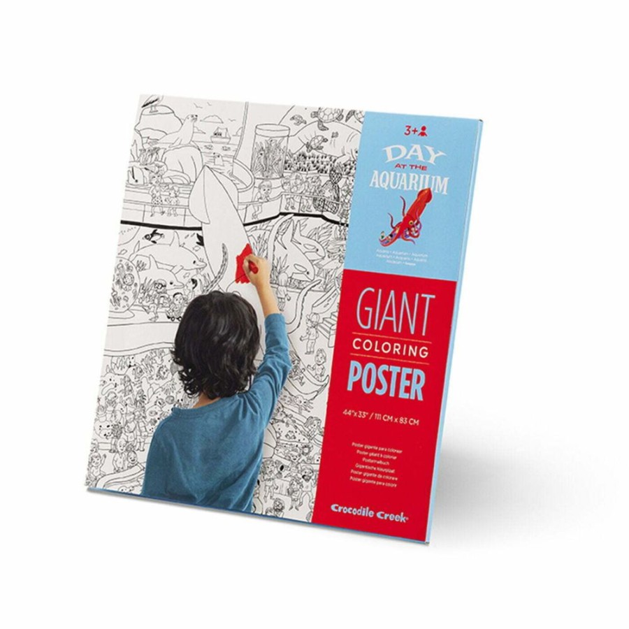 Gift / Party Ideas Discovery Playtime | Crocodile Creek - Giant Colouring Poster