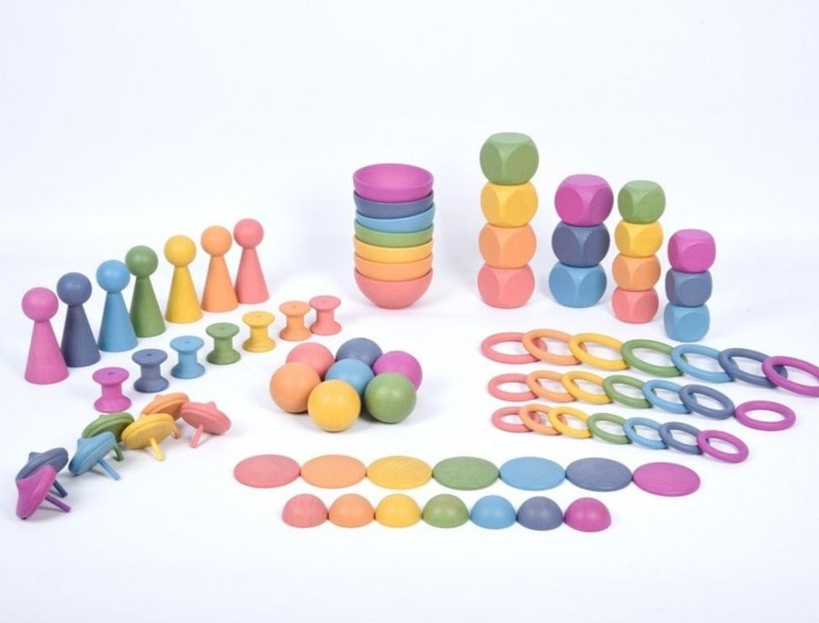 Sensory Play Commotion | Tickit Rainbow Wooden Super Set