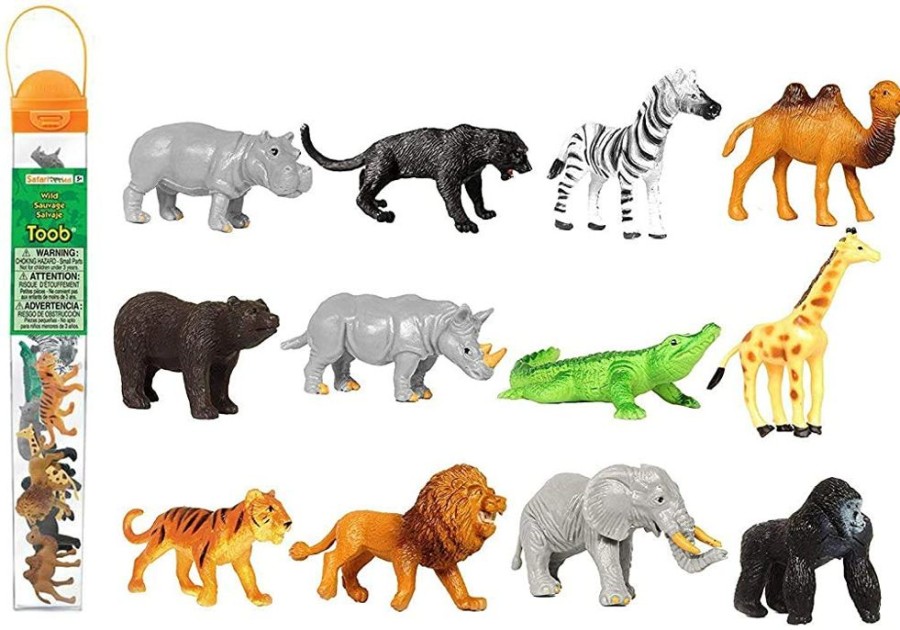 Animals Axse | Safari Toob - Wild Jungle (12Pcs)