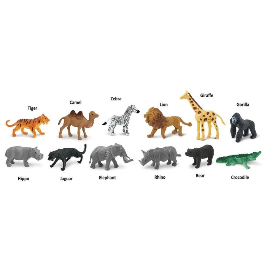 Animals Axse | Safari Toob - Wild Jungle (12Pcs)