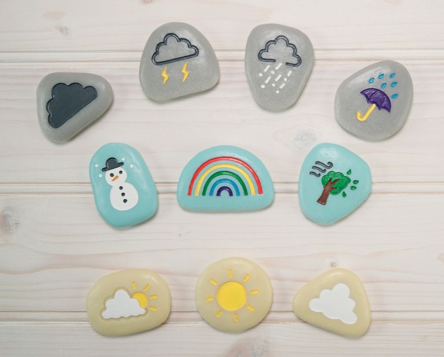 Sensory Play Yellow Door | Yellow Door Weather Stones